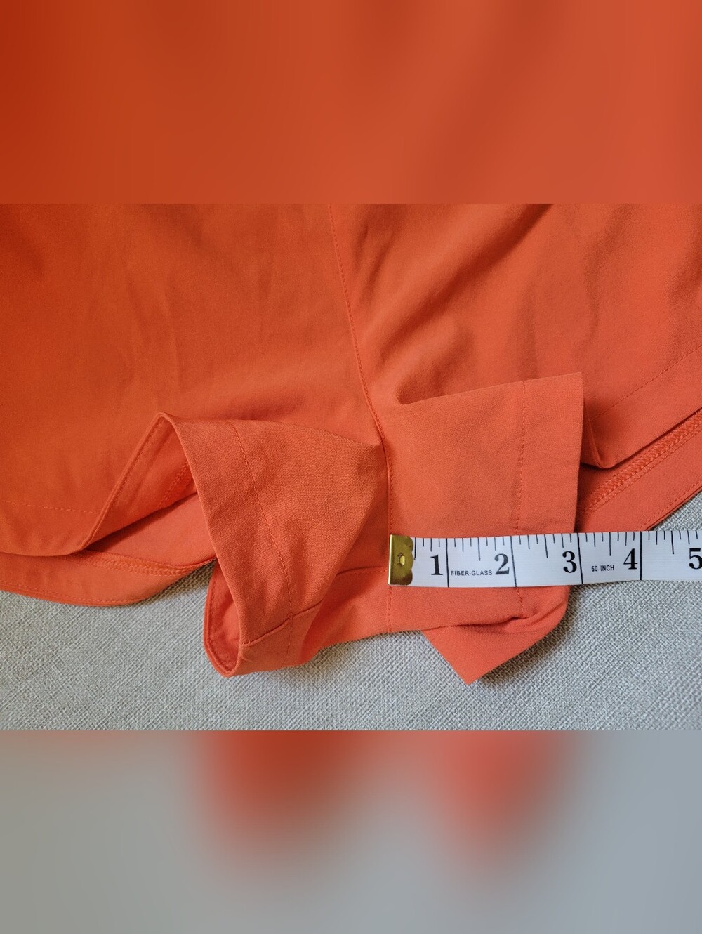 Free Fly Women Sm Bamboo Lined Active Breeze Short 3” Tigerlily Orange Running - Picture 11 of 16